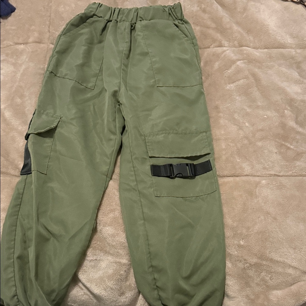 SHEIN Olive Green Cargo Joggers